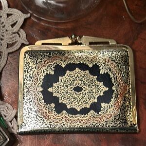 Vintage Italian Peruzzi Leather Coin Purse